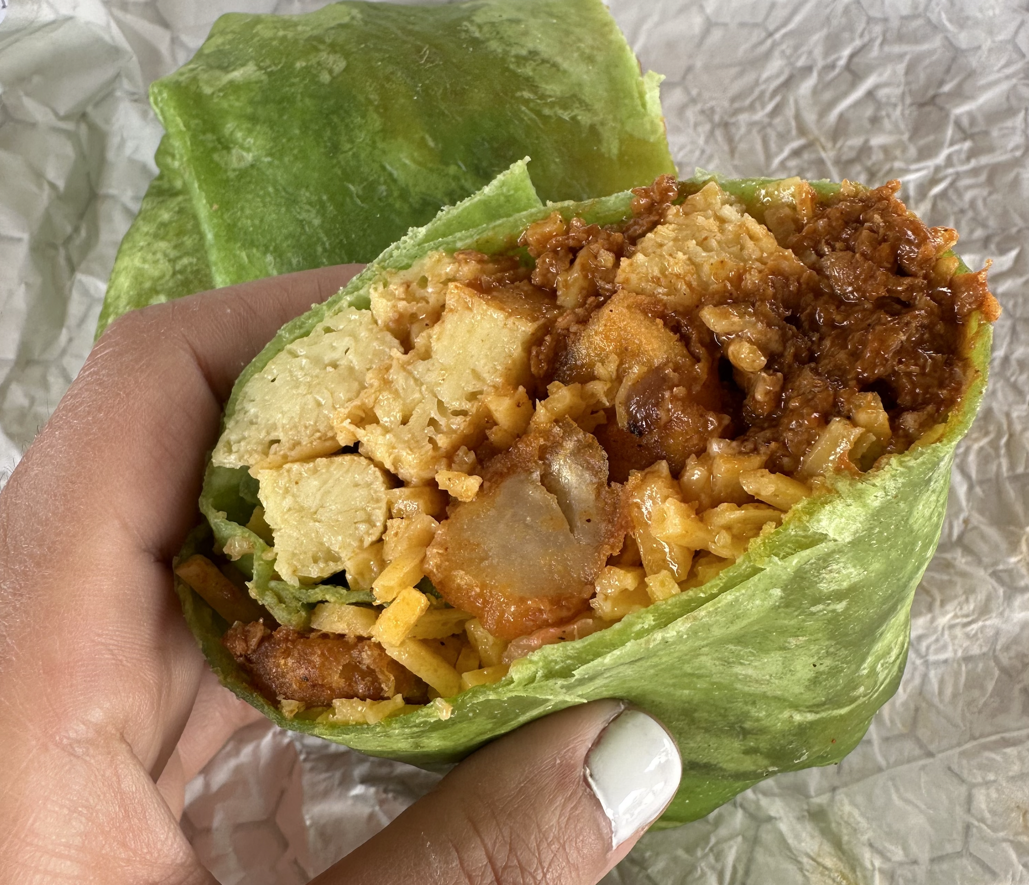 Soy Chorizo Country Breakfast Burrito